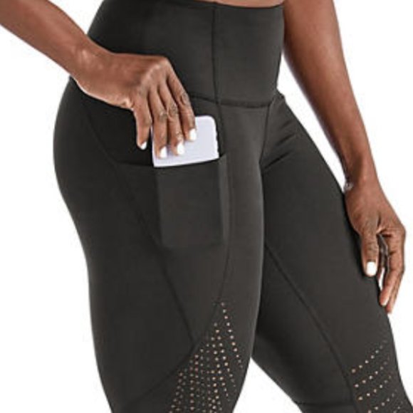 NWT Member's Mark Active Pocket Leggings in Black-Sizes Small (12) & Medium (3). - Picture 4 of 7